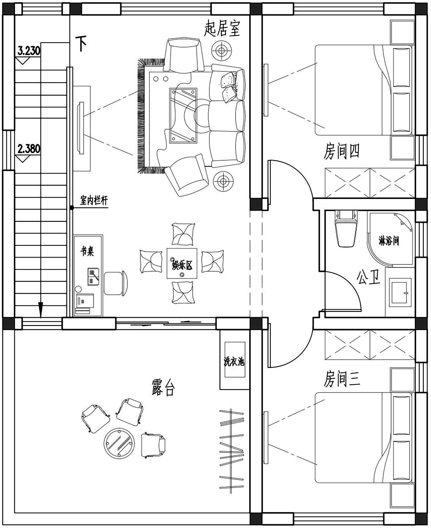 浙江舟山刘家新中式别墅