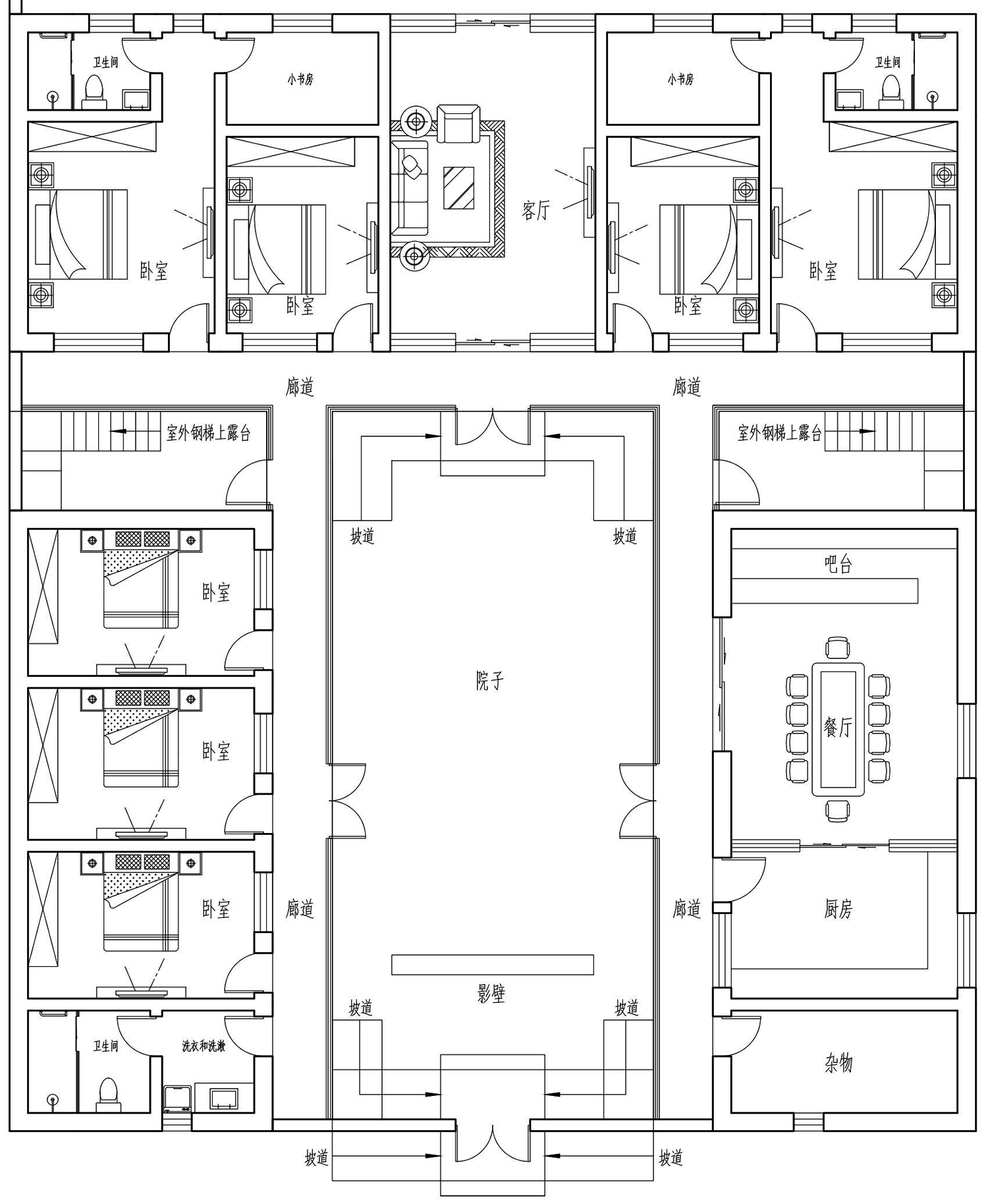 北京通州王家新中式三合院