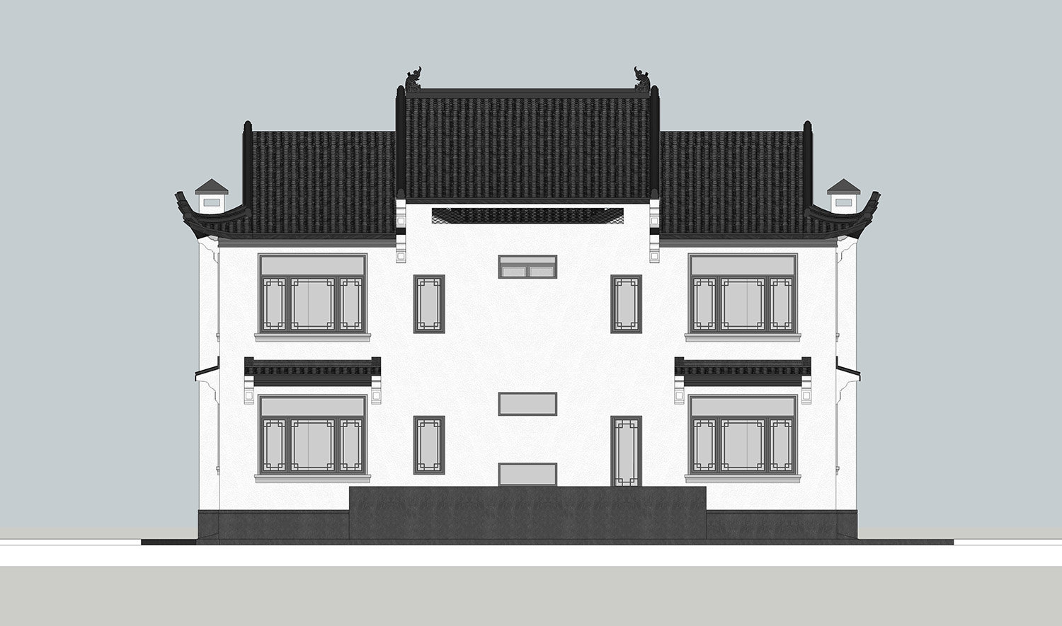 浙江庆元沈家新中式四合院