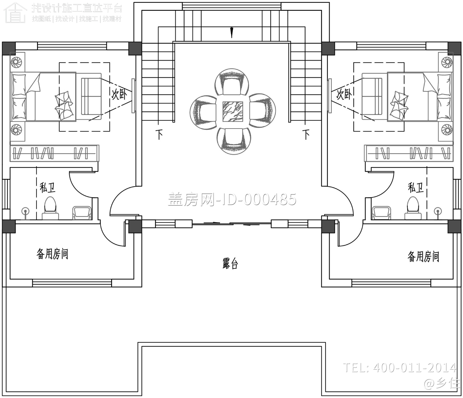 四川内江周家新中式别墅