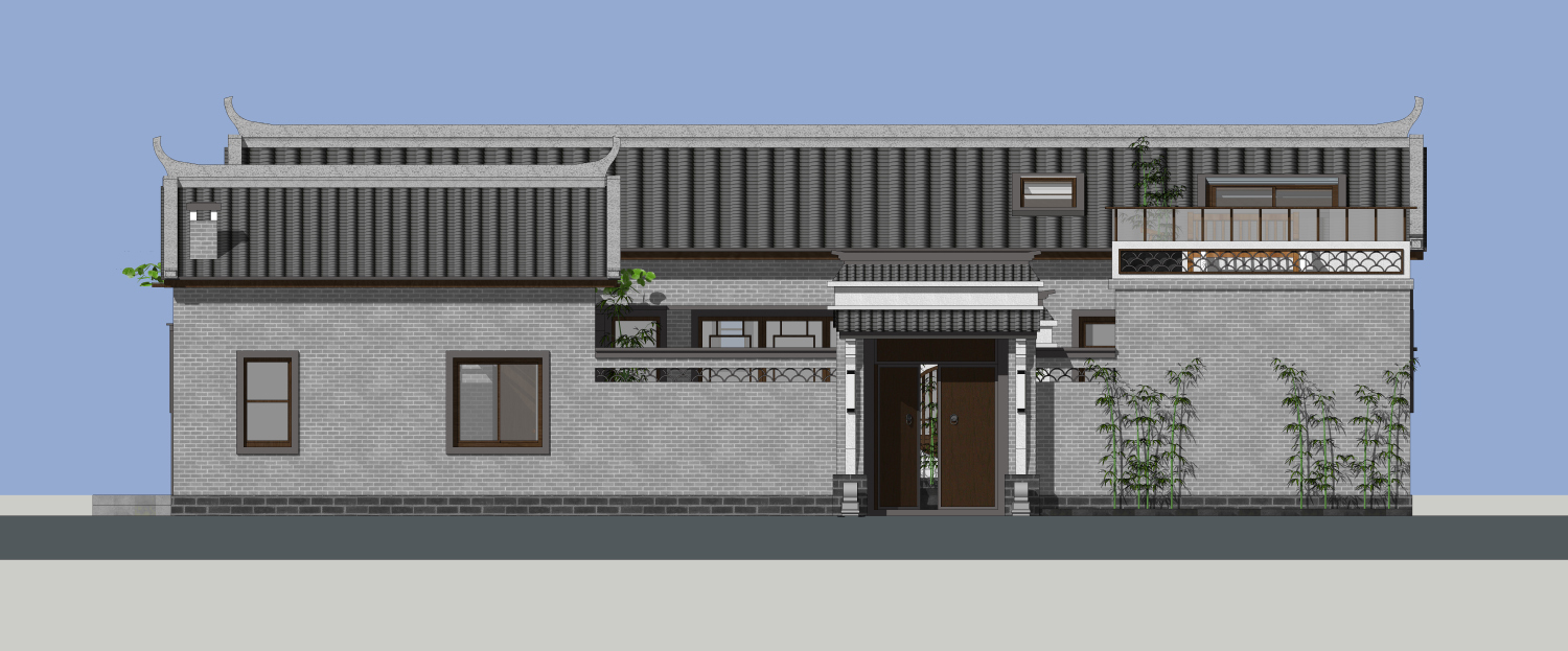 四川南充张家中式宅院
