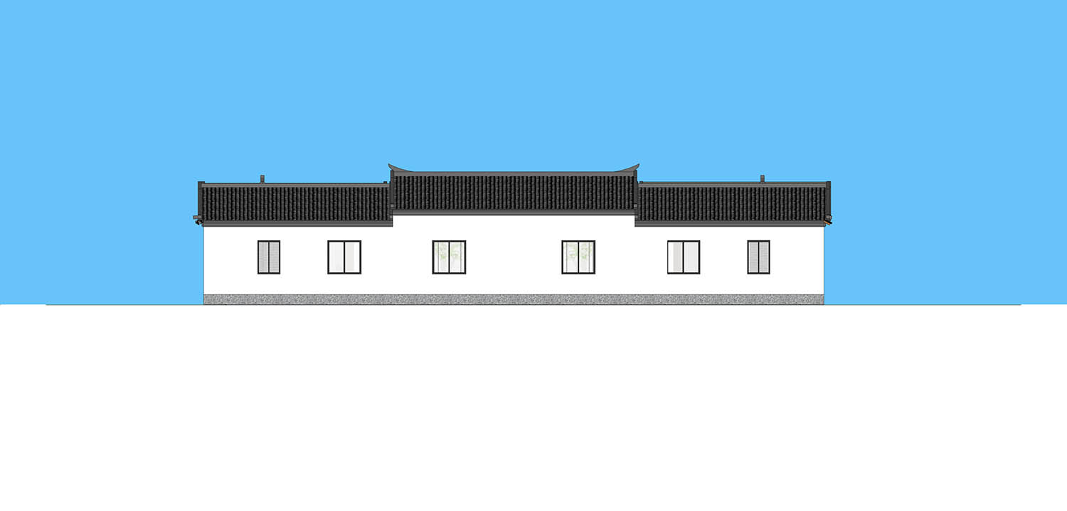北京房山一层中式四合院