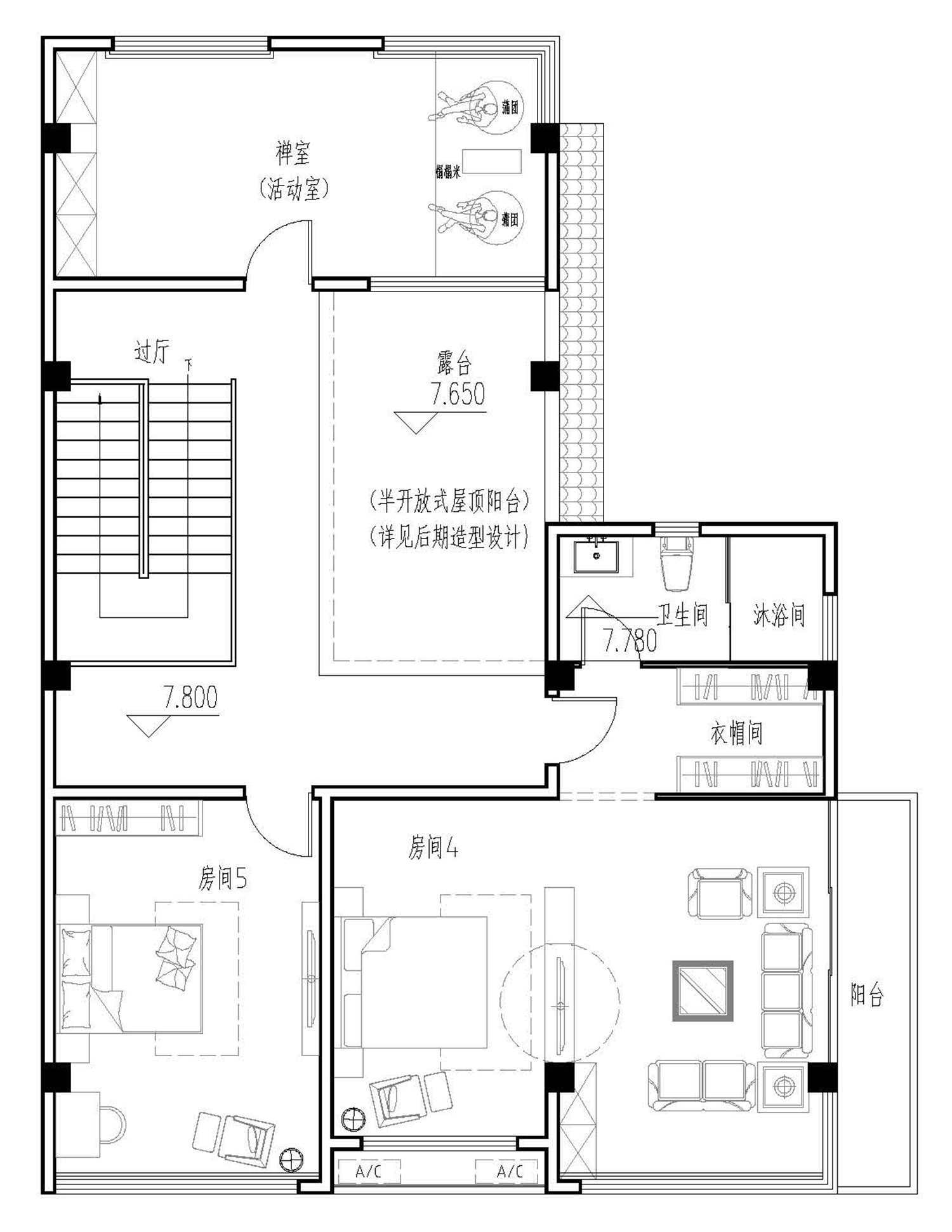 四川达州李家新中式别墅