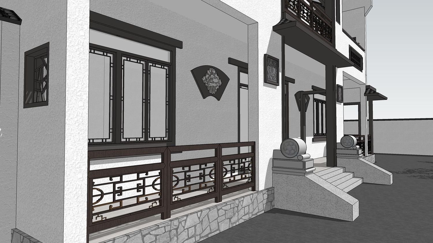 湖南衡阳曾家徽派住宅
