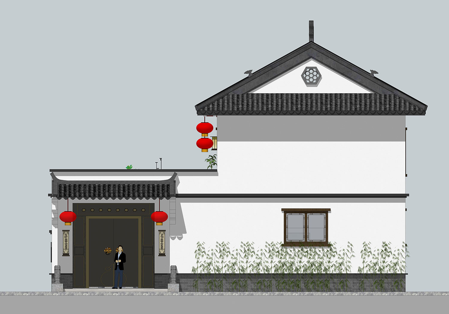 北京昌平艾家中式别墅