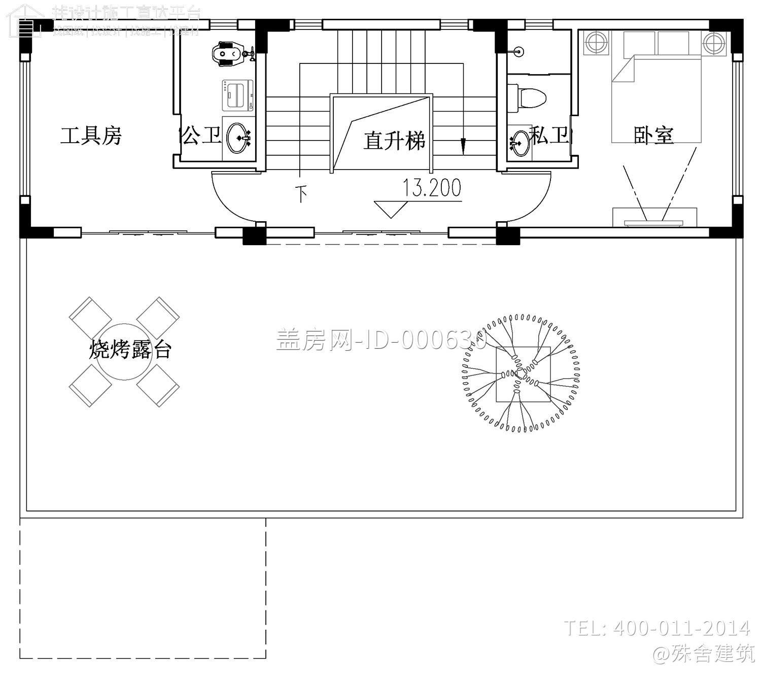 广东清远何家现代别墅图纸