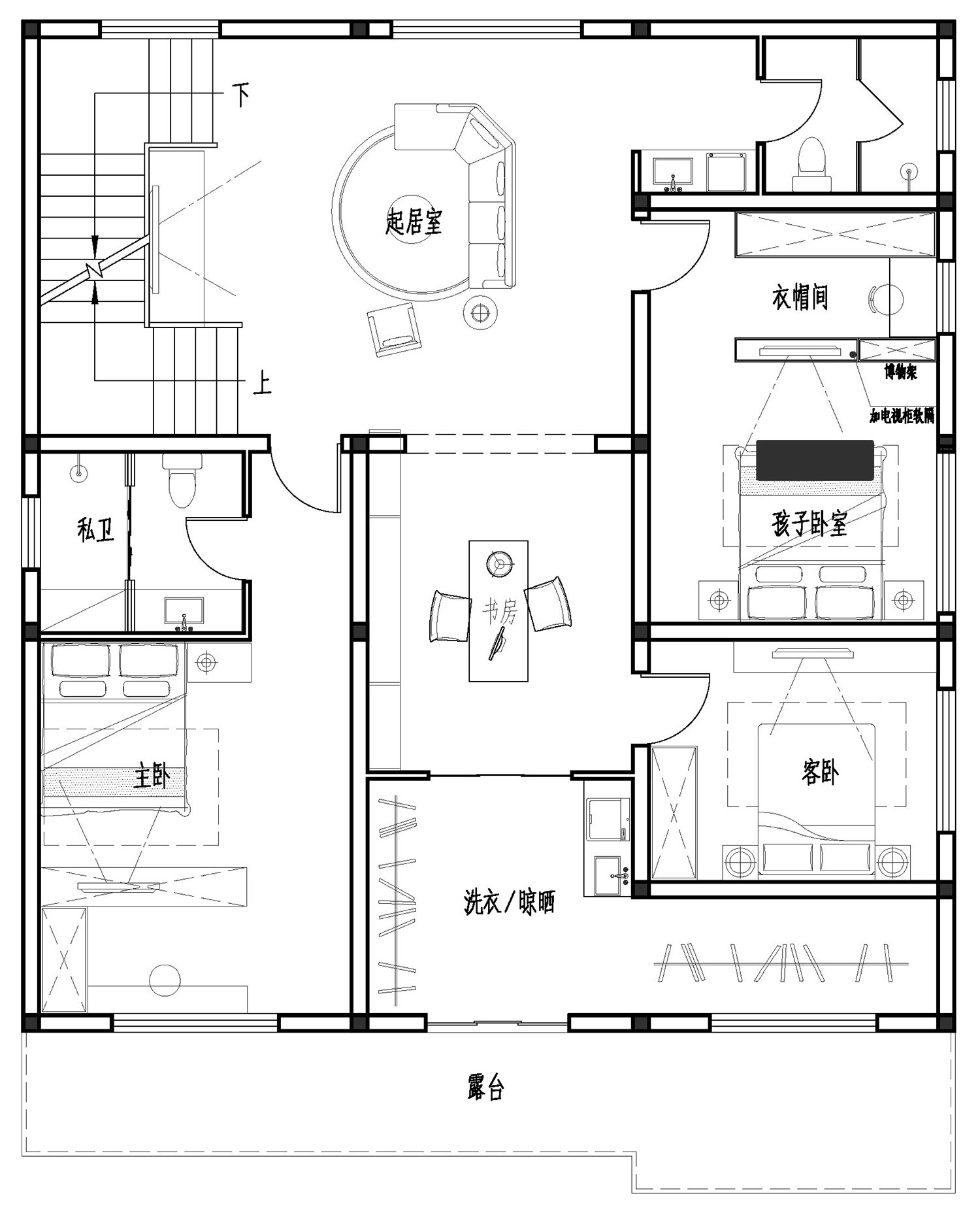 陕西汉中张家新中式别墅