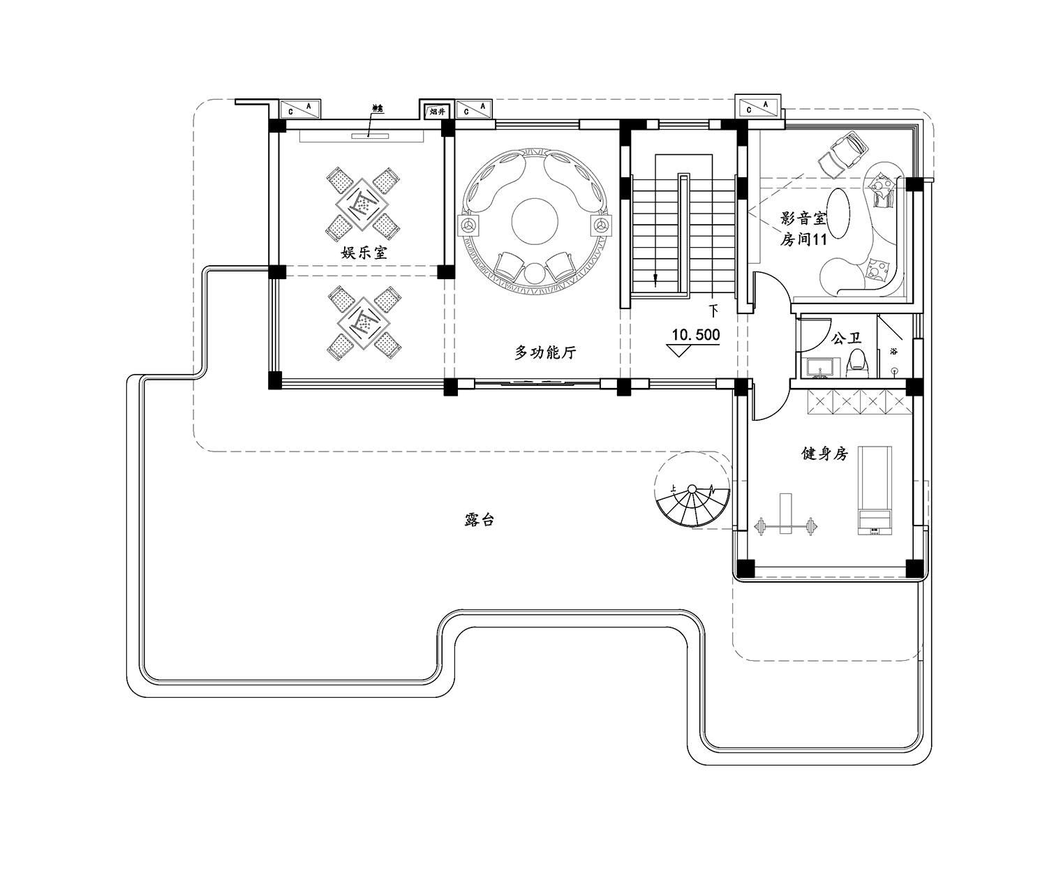 福建泉州尤家现代别墅图纸