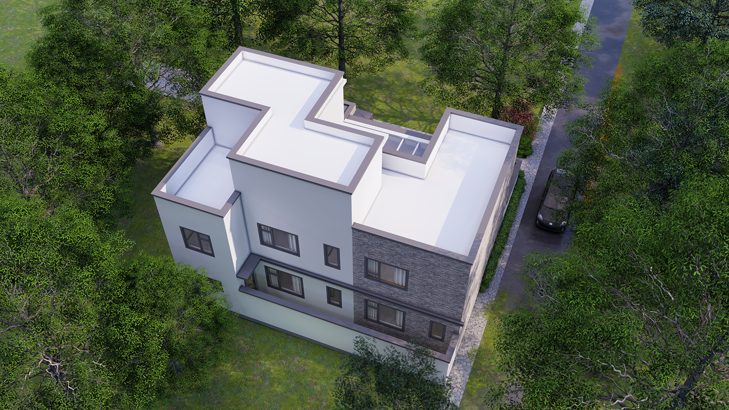 河南巩义魏家现代别墅图纸