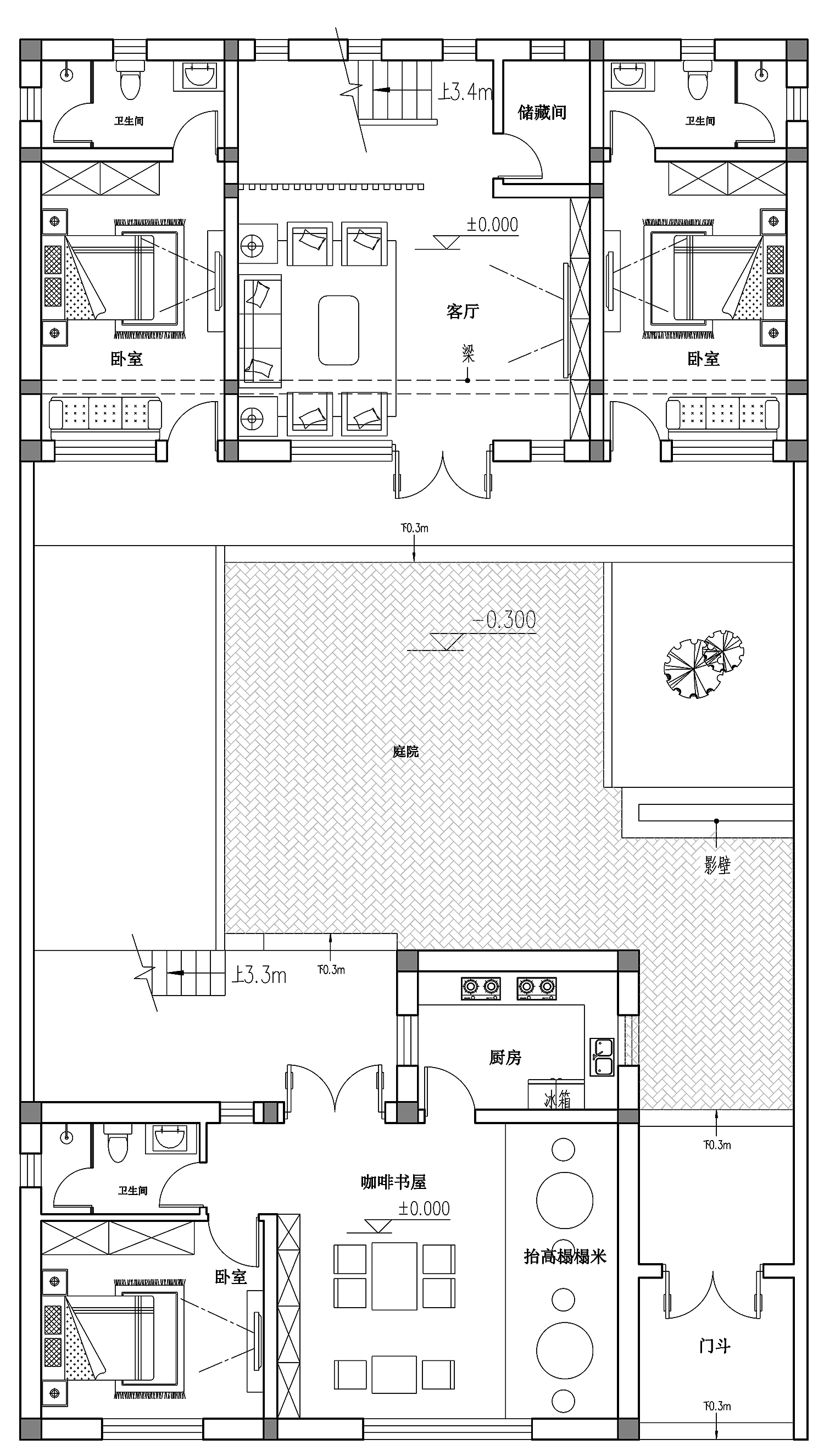 北京平谷刘家新中式别墅