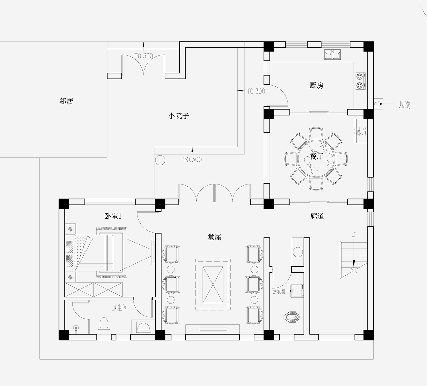 重庆永川刘家欧式别墅图纸