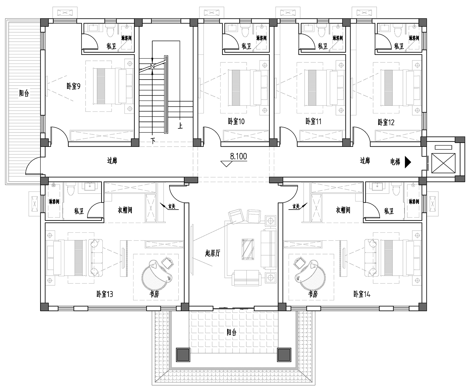 福建泉州刘家中西结合新型别墅