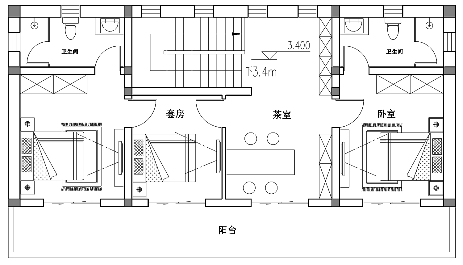 北京平谷刘家新中式别墅