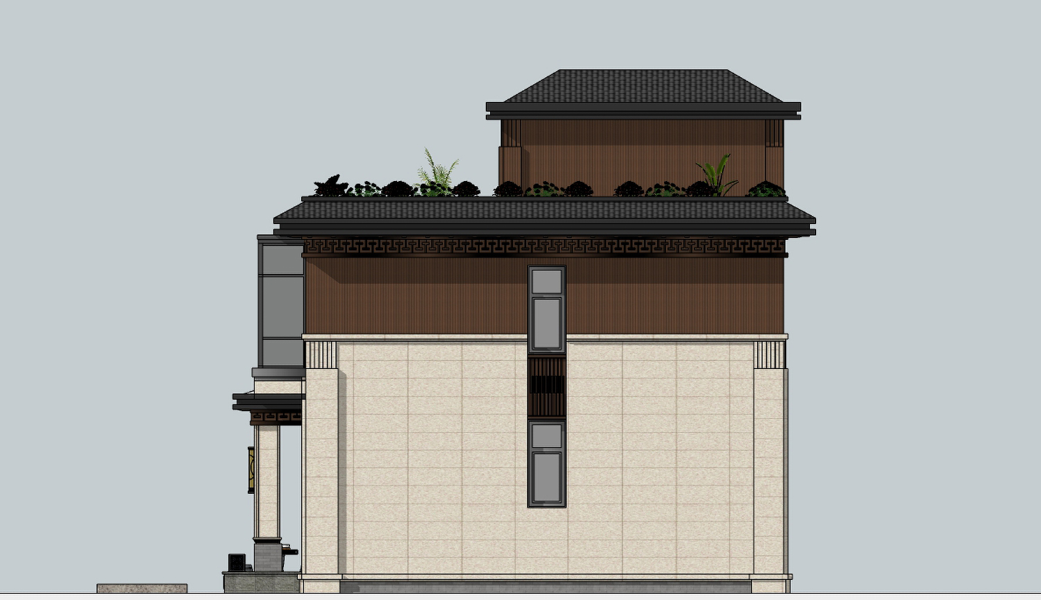 北京平谷王家新中式别墅
