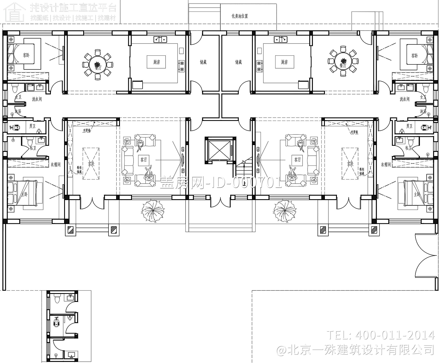 河南新乡徐家新中式双拼别墅