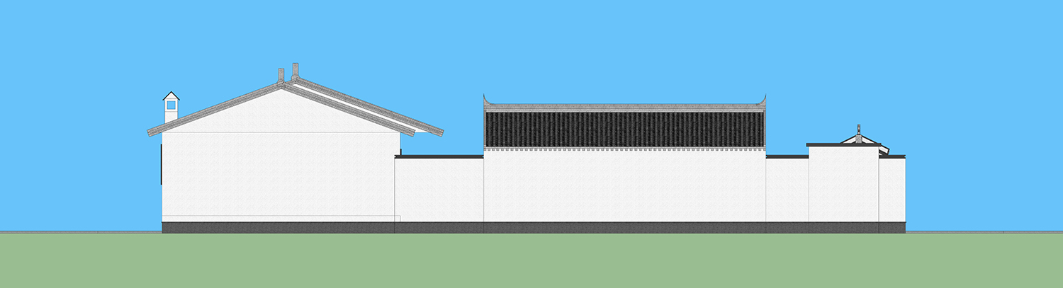 河北张家口丁家中式三合院