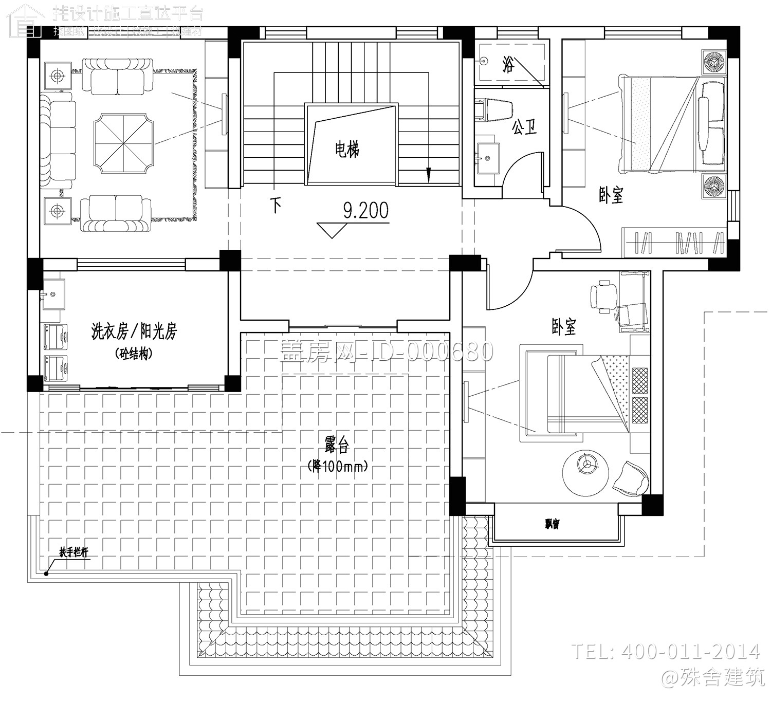 福建福清陈氏欧式别墅图纸