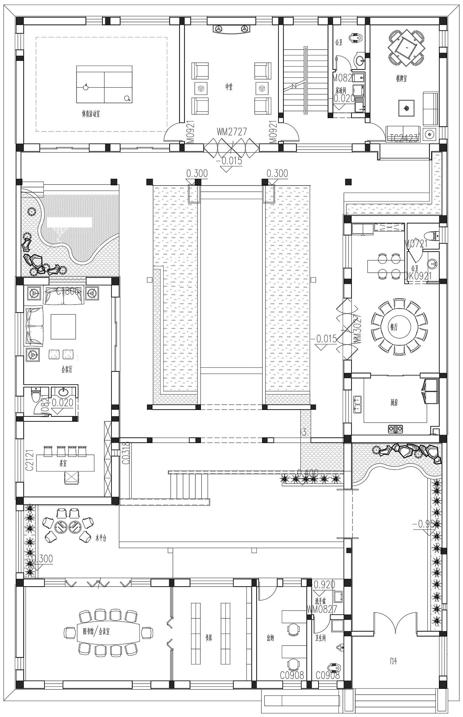 河北石家庄苑栋新中式四合院