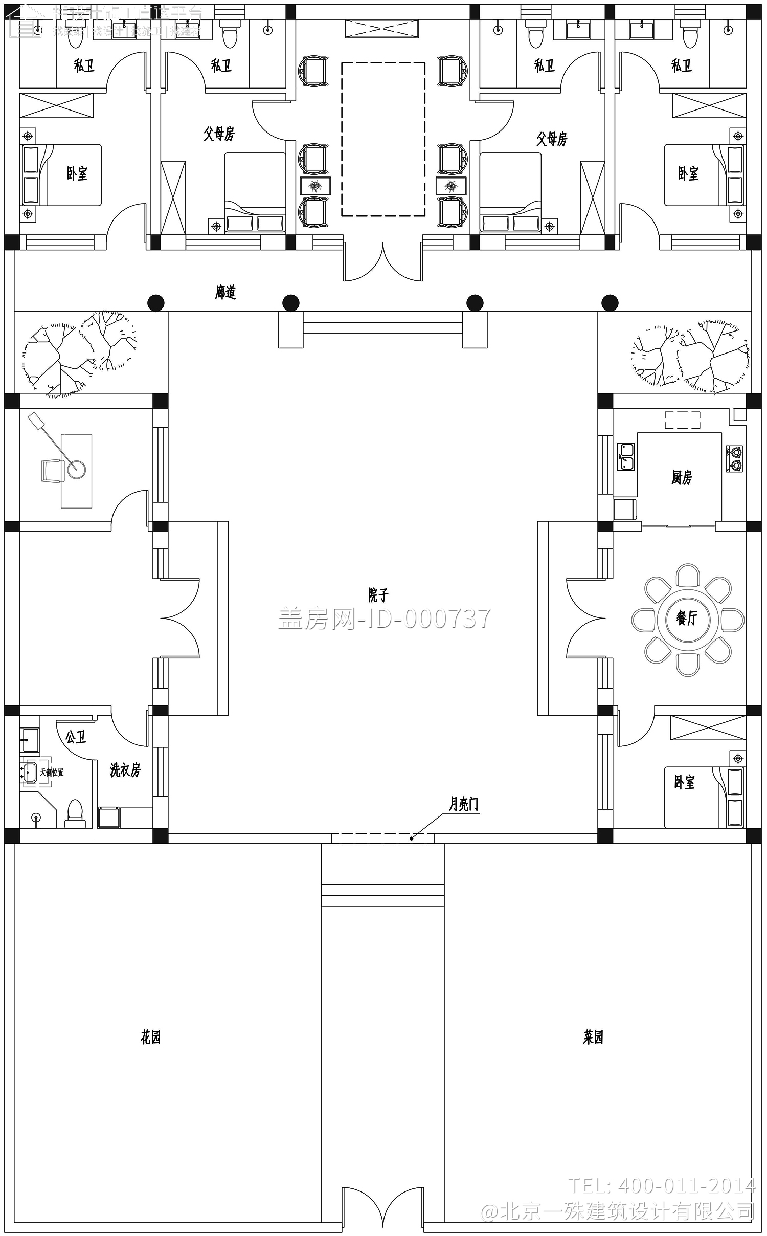 天津宝坻王家中式别墅