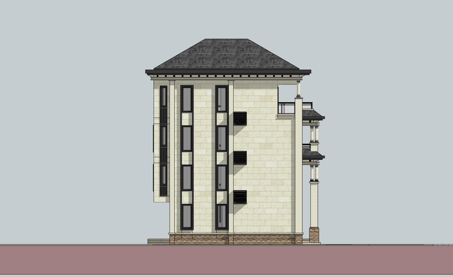 福建漳州黄家新中式别墅