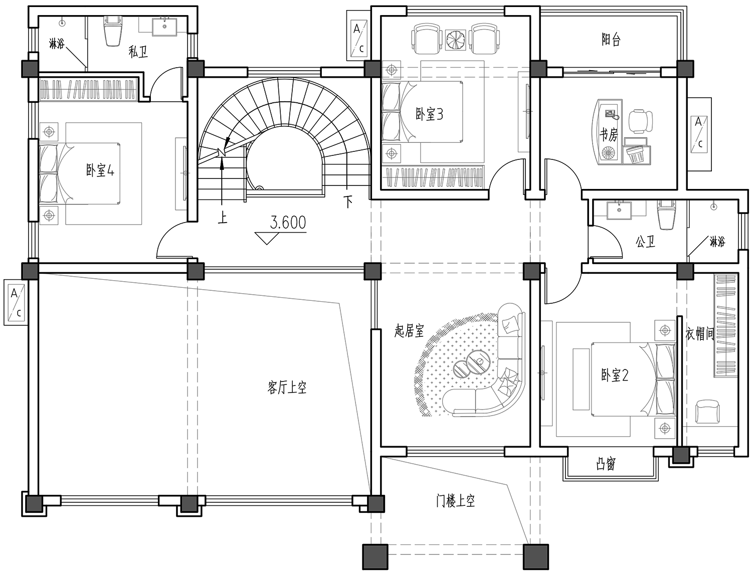 福建漳州黄家新中式别墅