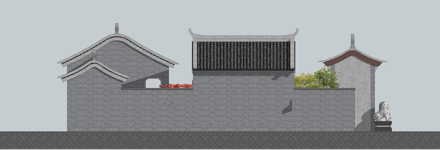 四川绵阳黄家中式三合院
