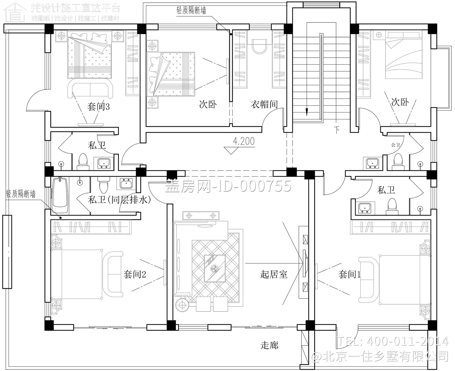 广东河源孙家现代别墅图纸