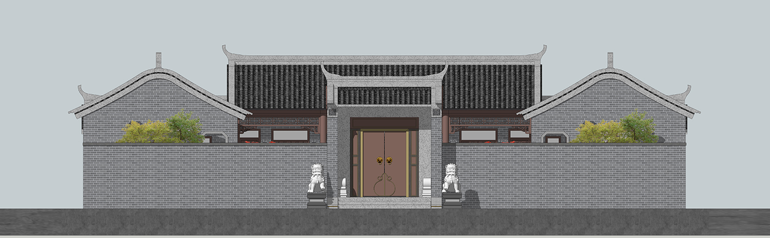 四川绵阳黄家中式三合院
