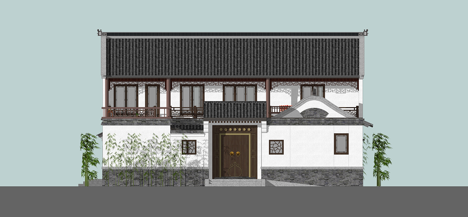 山东临沂张家中式三合院