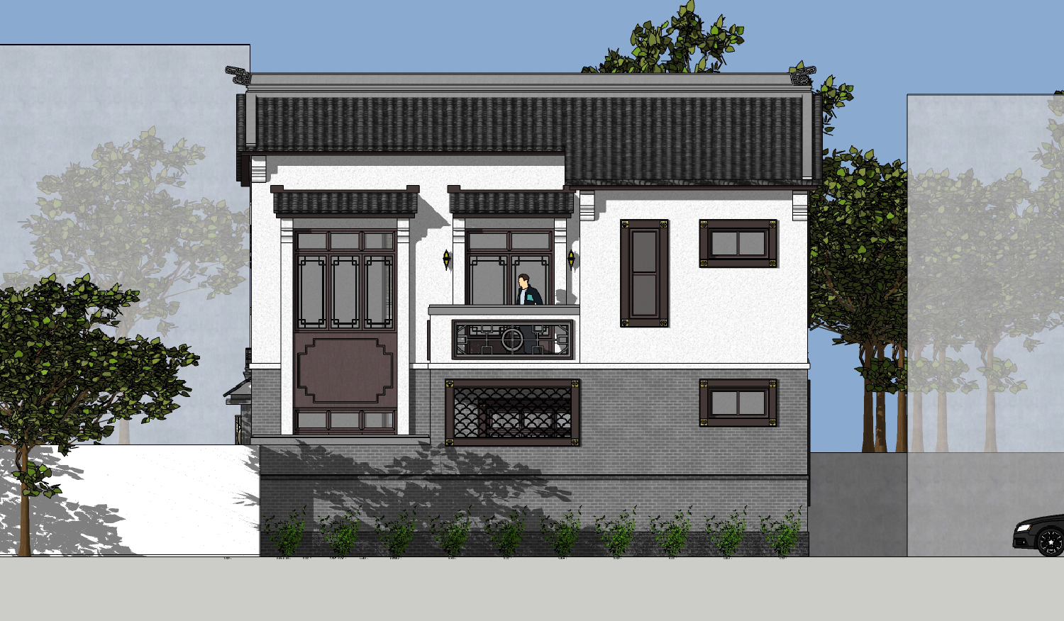 广西合浦莫家中式合院