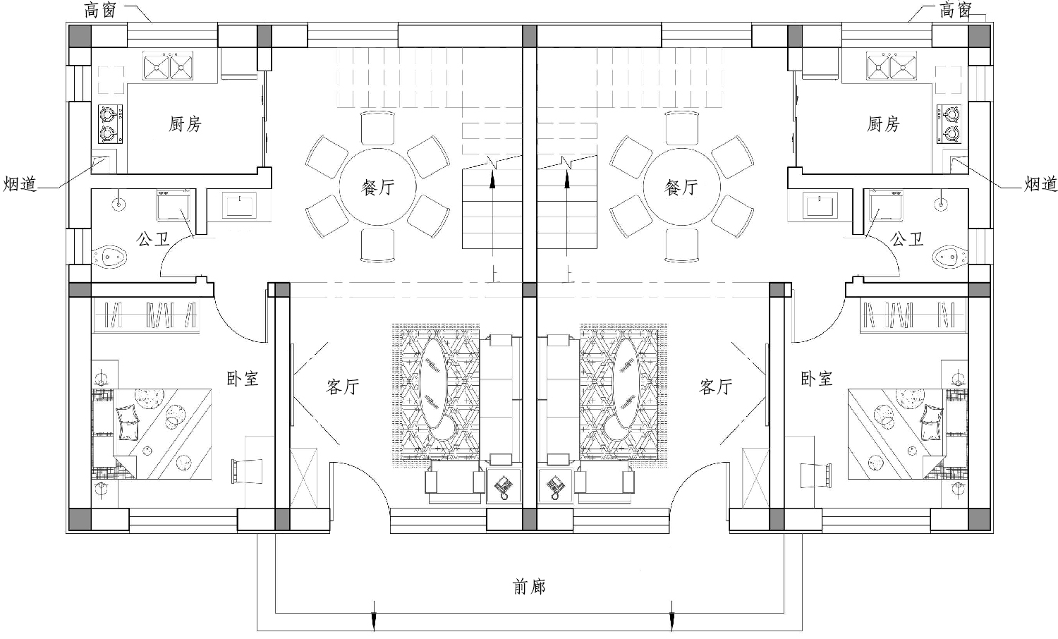 河北秦皇岛周家简欧双拼别墅