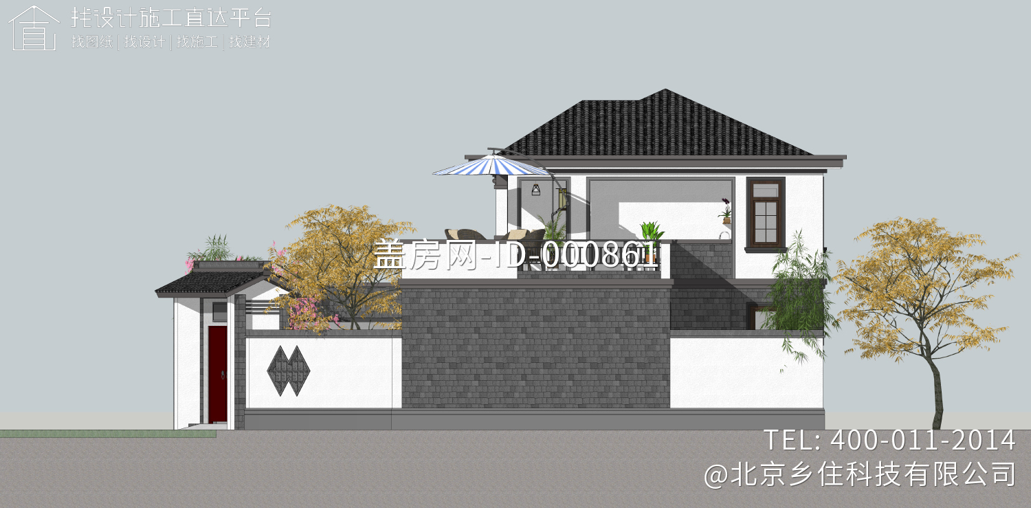 四川广汉曾家新中式别墅