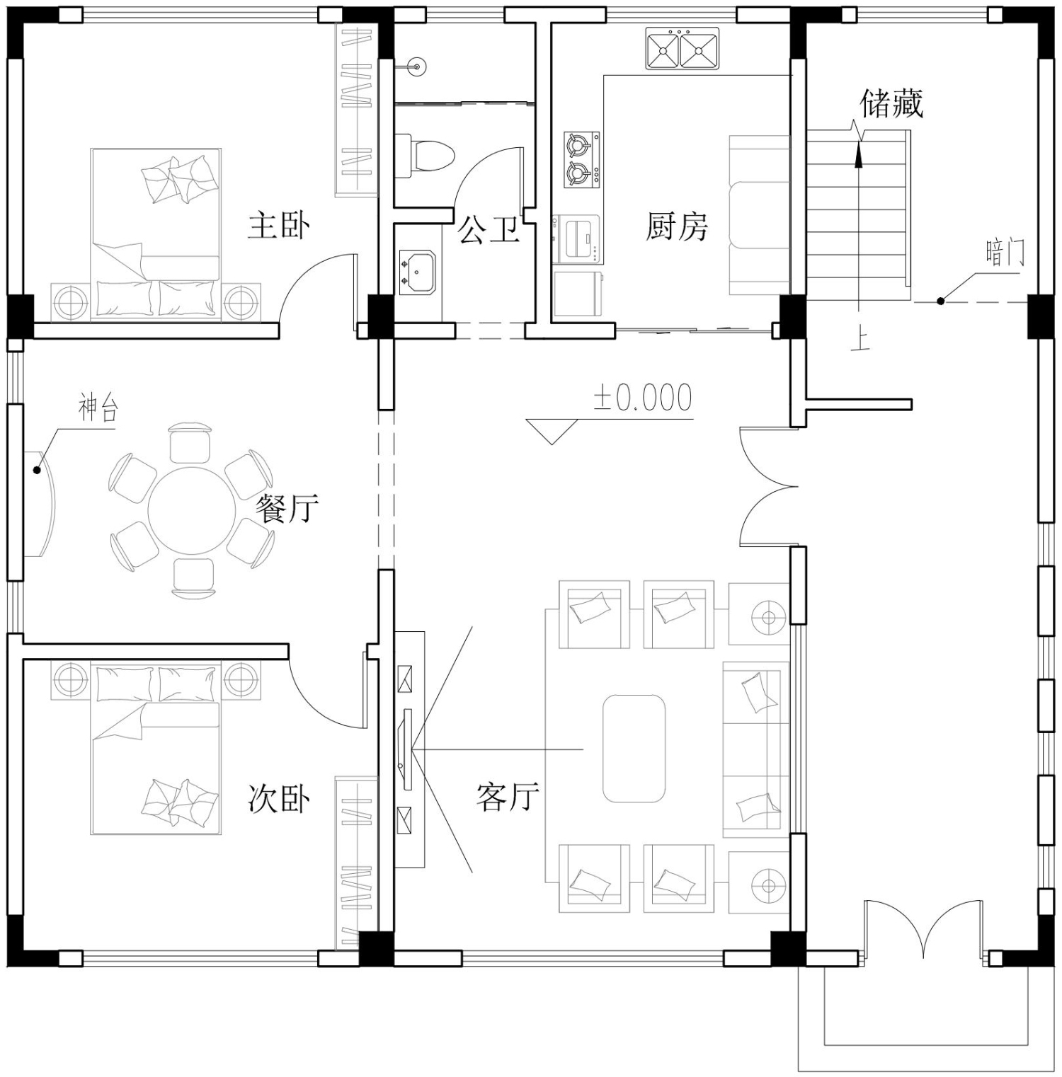 广东湛江陈家欧式别墅图纸