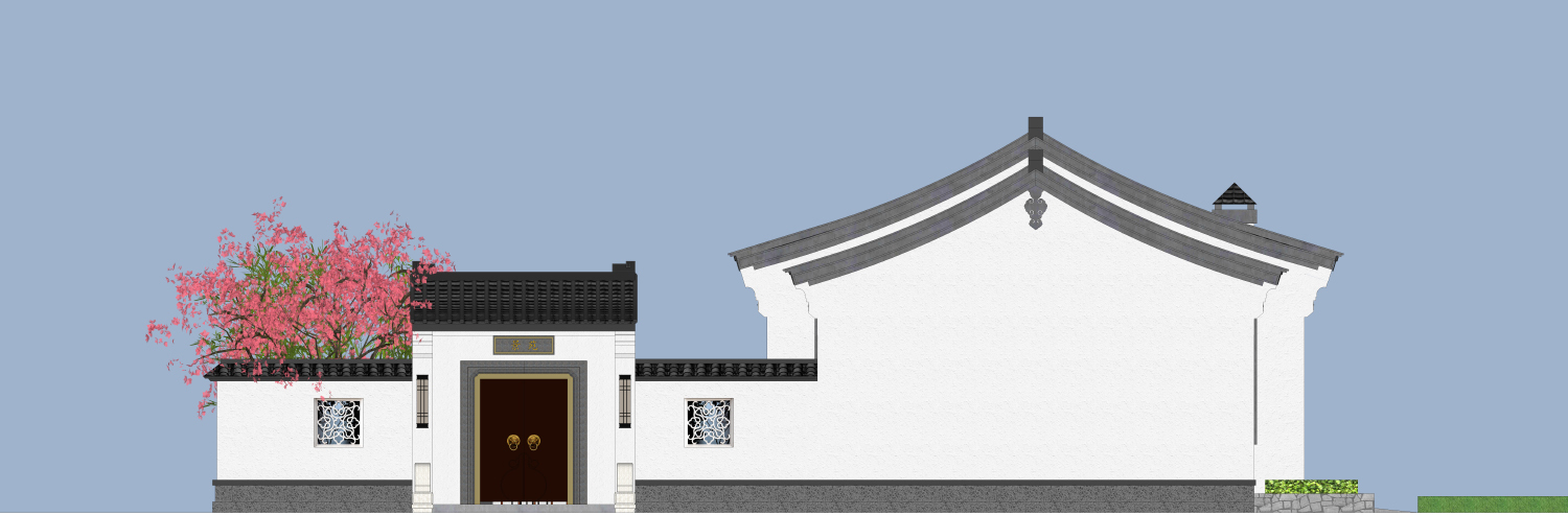 湖北天门彭家中式宅院