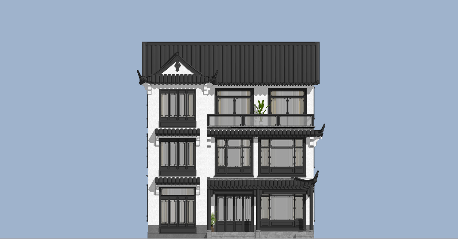 四川都江堰郑家中式宅院