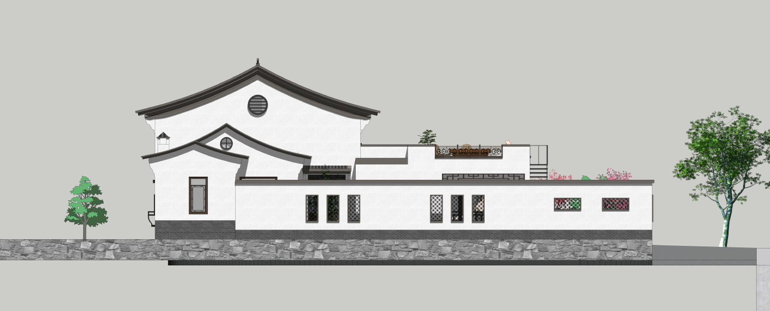 四川绵阳汪家中式别墅