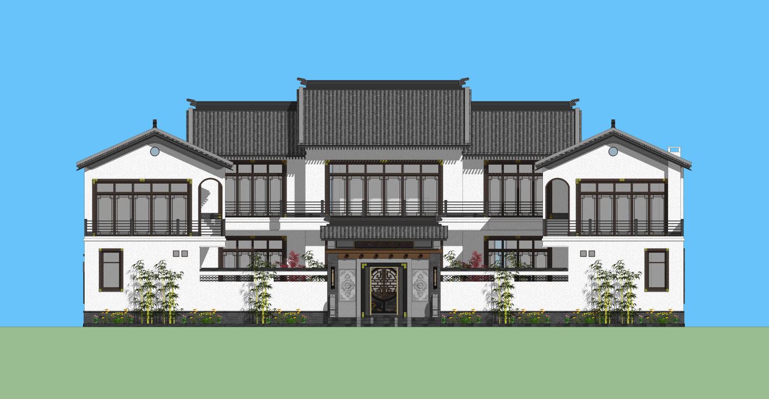 四川南充宋家中式三合院