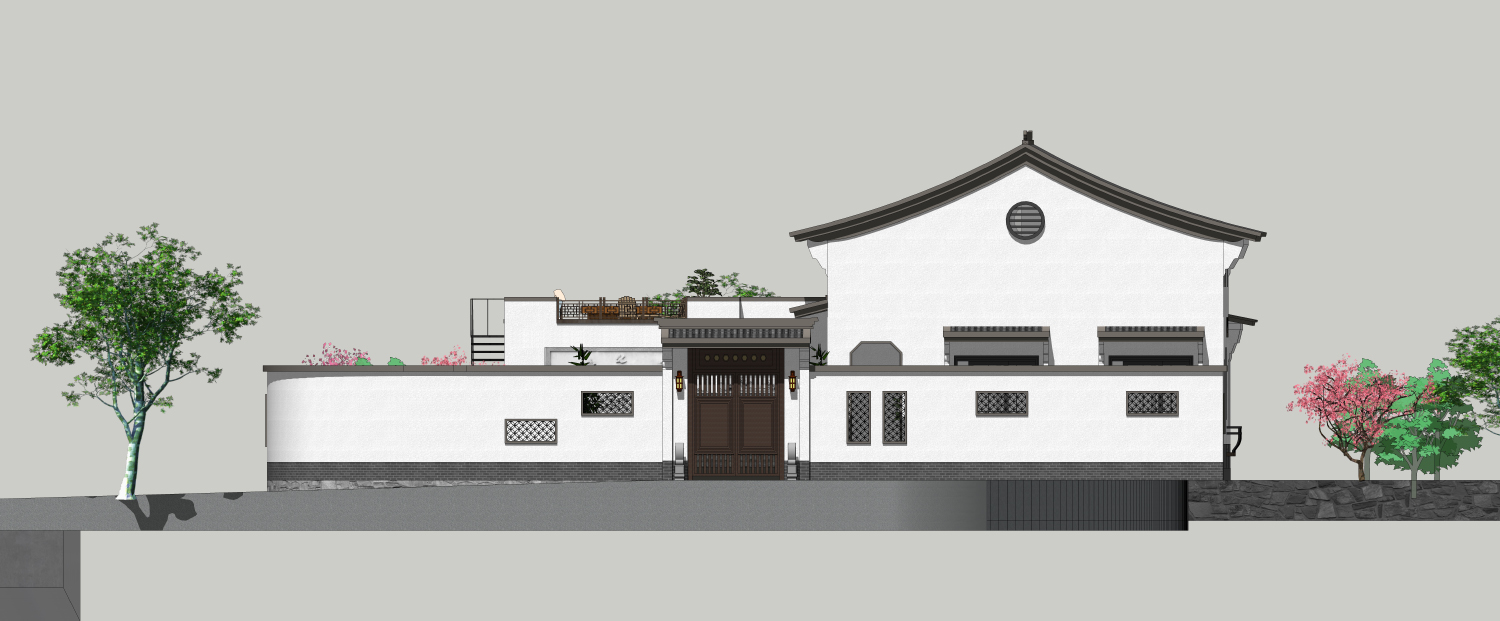 四川绵阳汪家中式别墅
