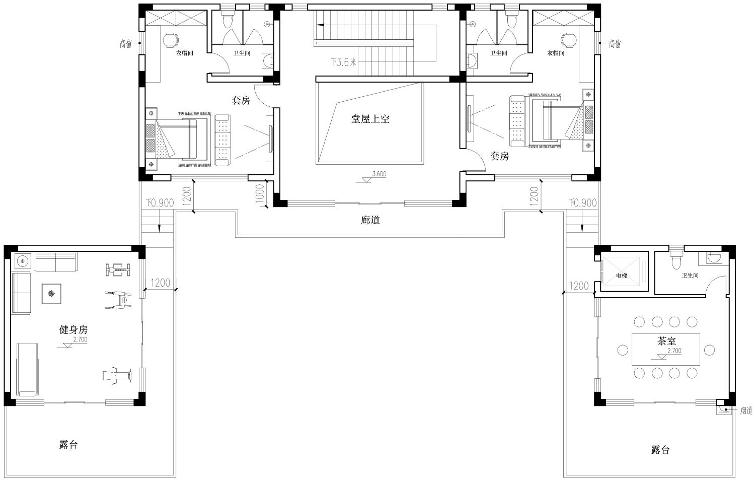 四川南充宋家中式三合院