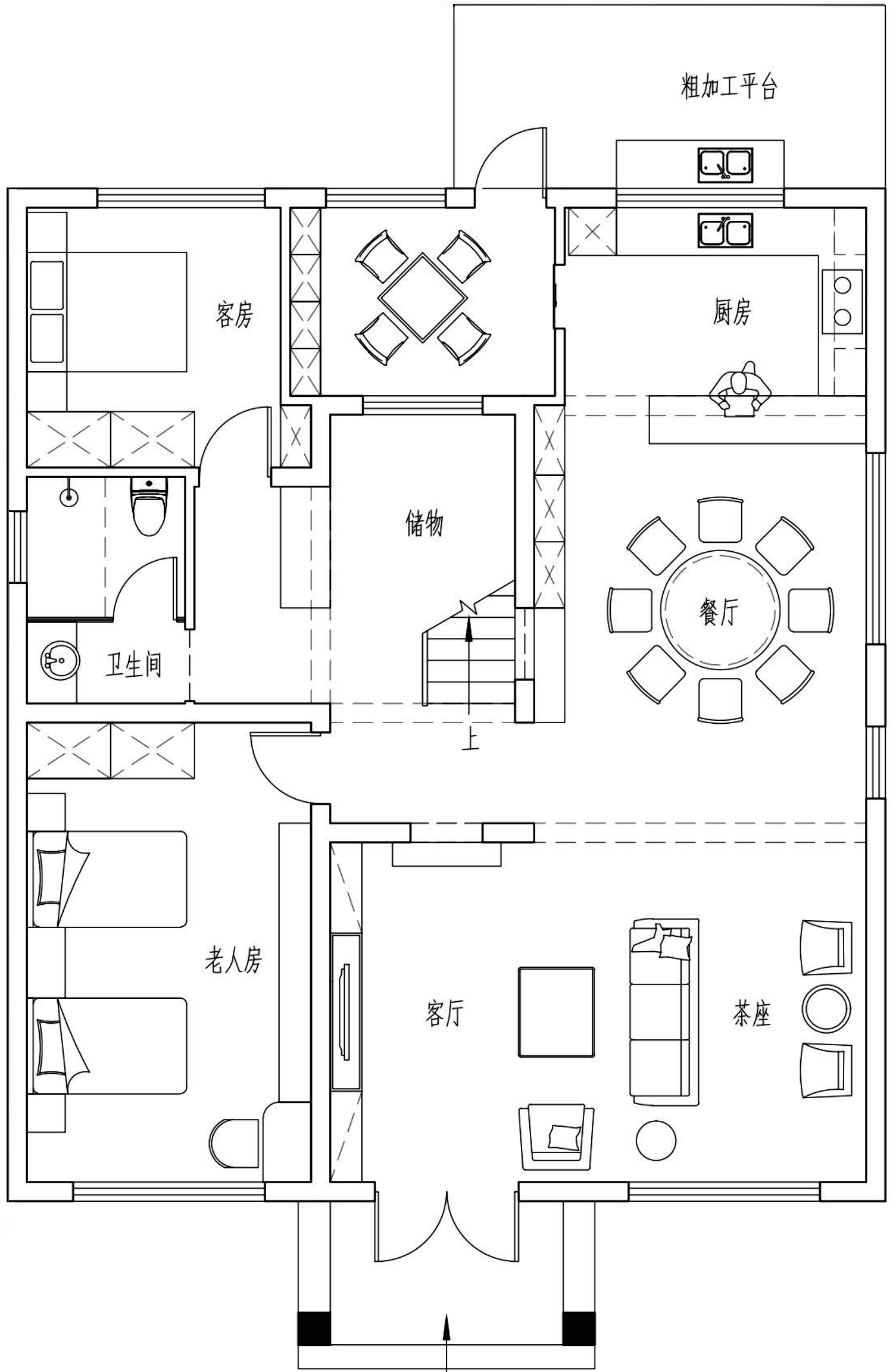 江苏南京杨家新中式别墅图纸