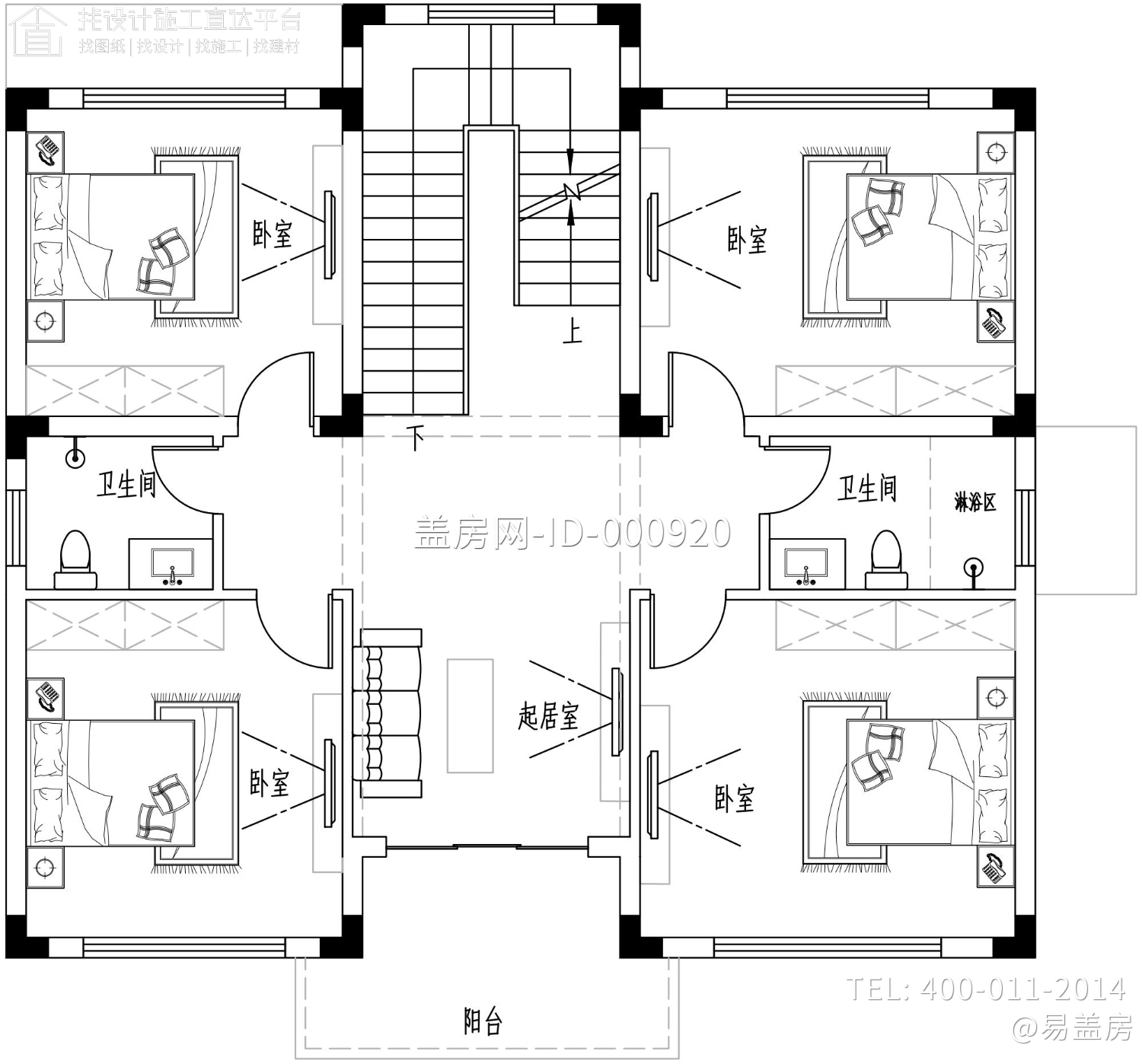 江西上饶王家欧式别墅设计图纸