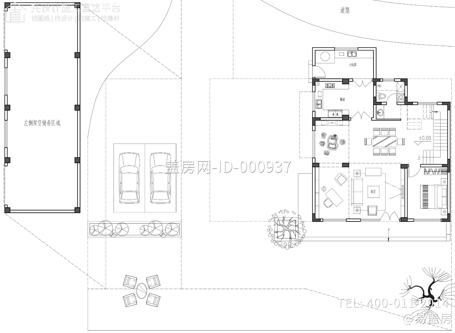 四川广安陈家现代别墅图纸