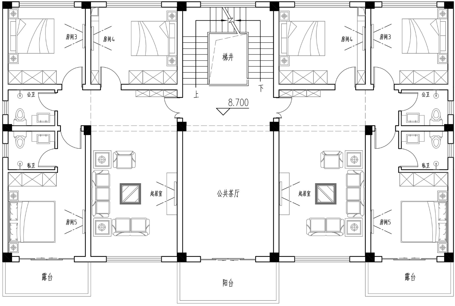 四川南充刘家新中式别墅