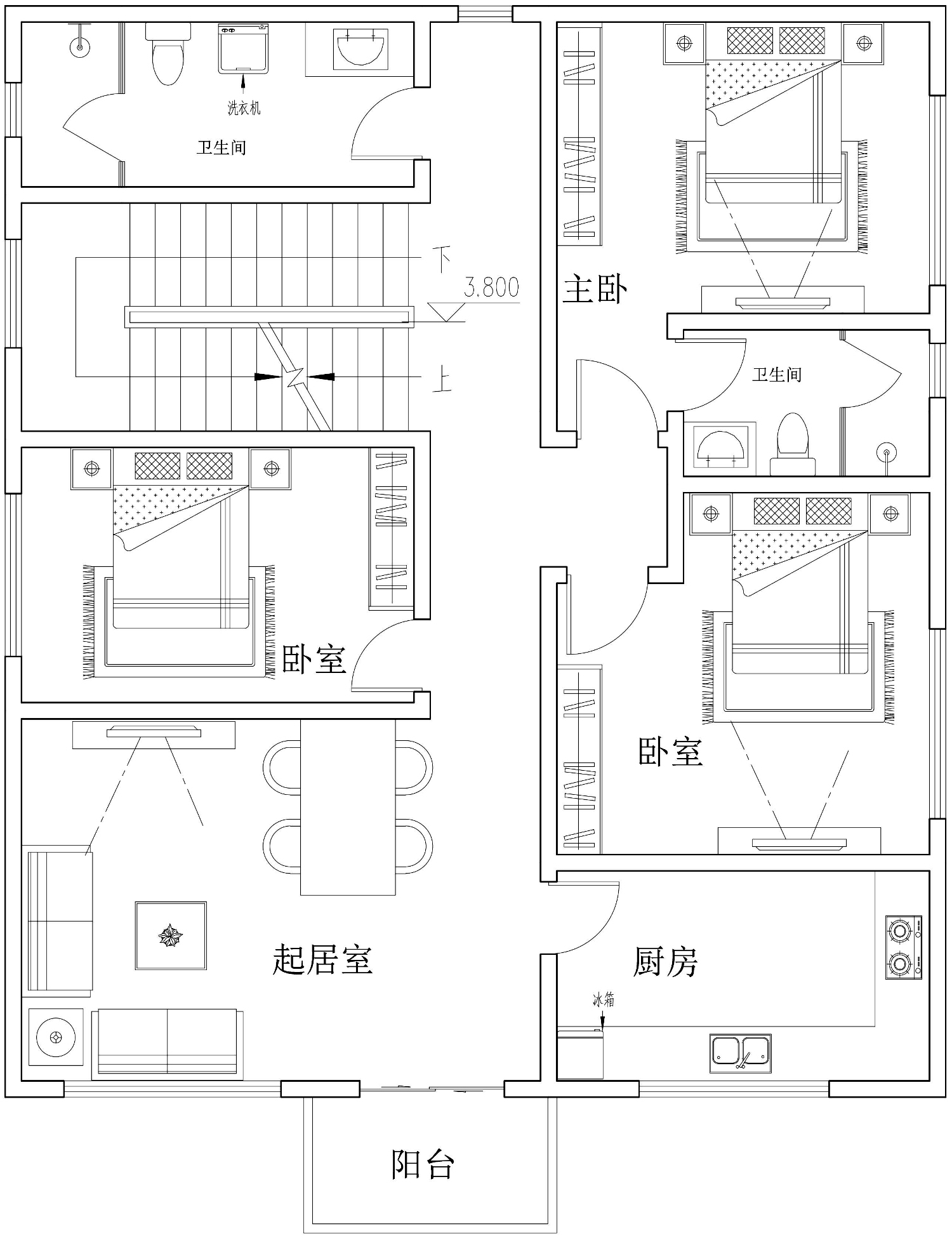 广东清远罗家欧式别墅图纸