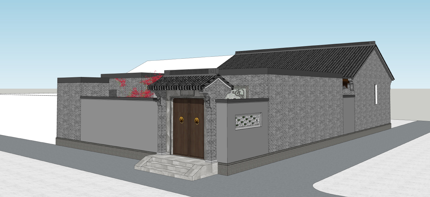 北京延庆闫家中式三合院