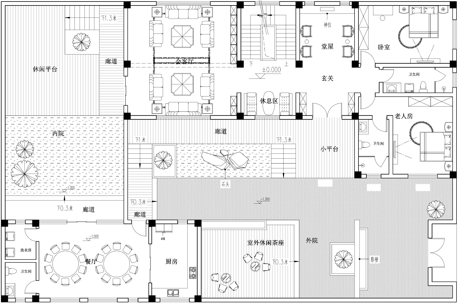 山西晋城李家新中式别墅
