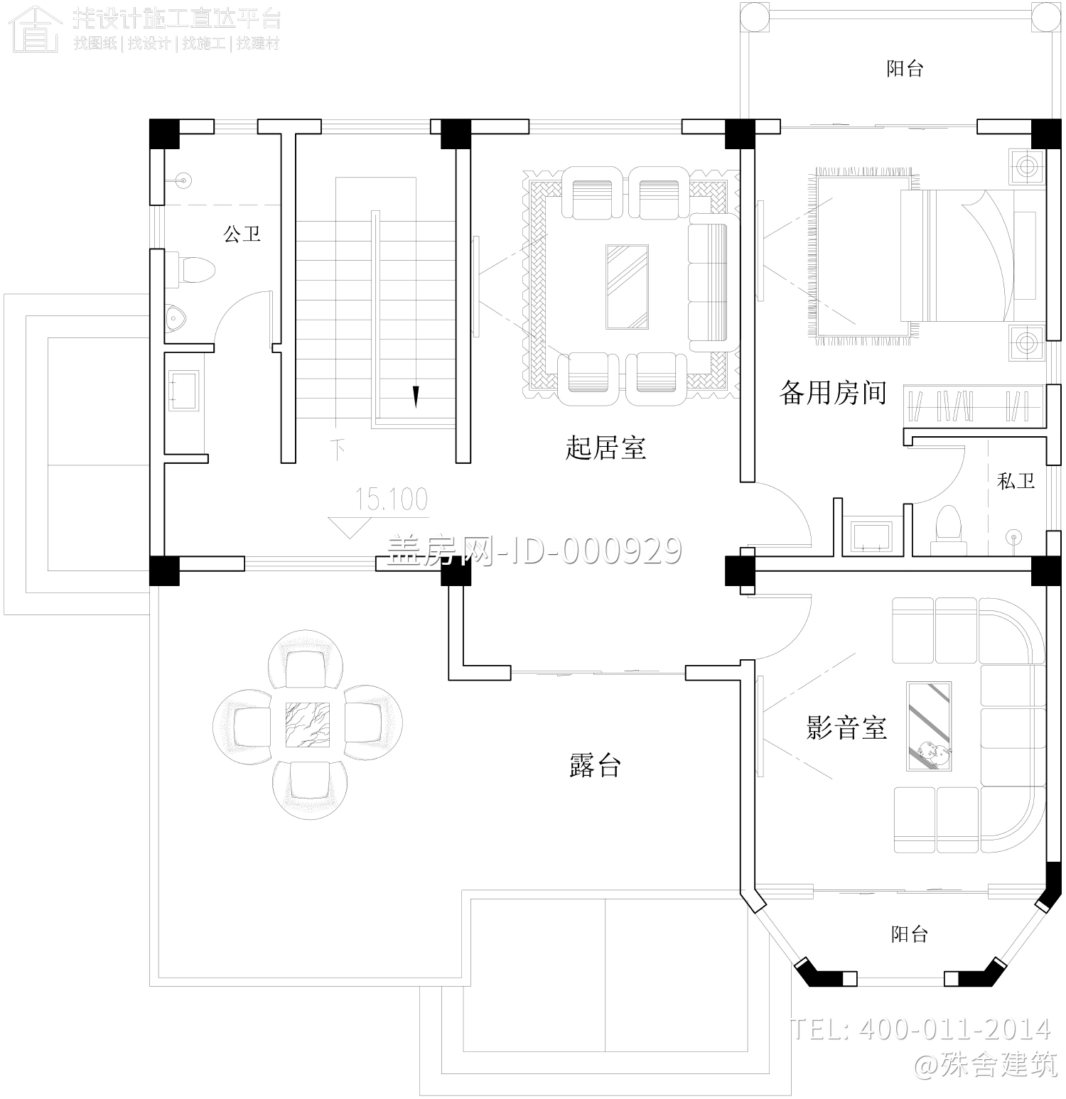 广东湛江唐家欧式别墅图纸