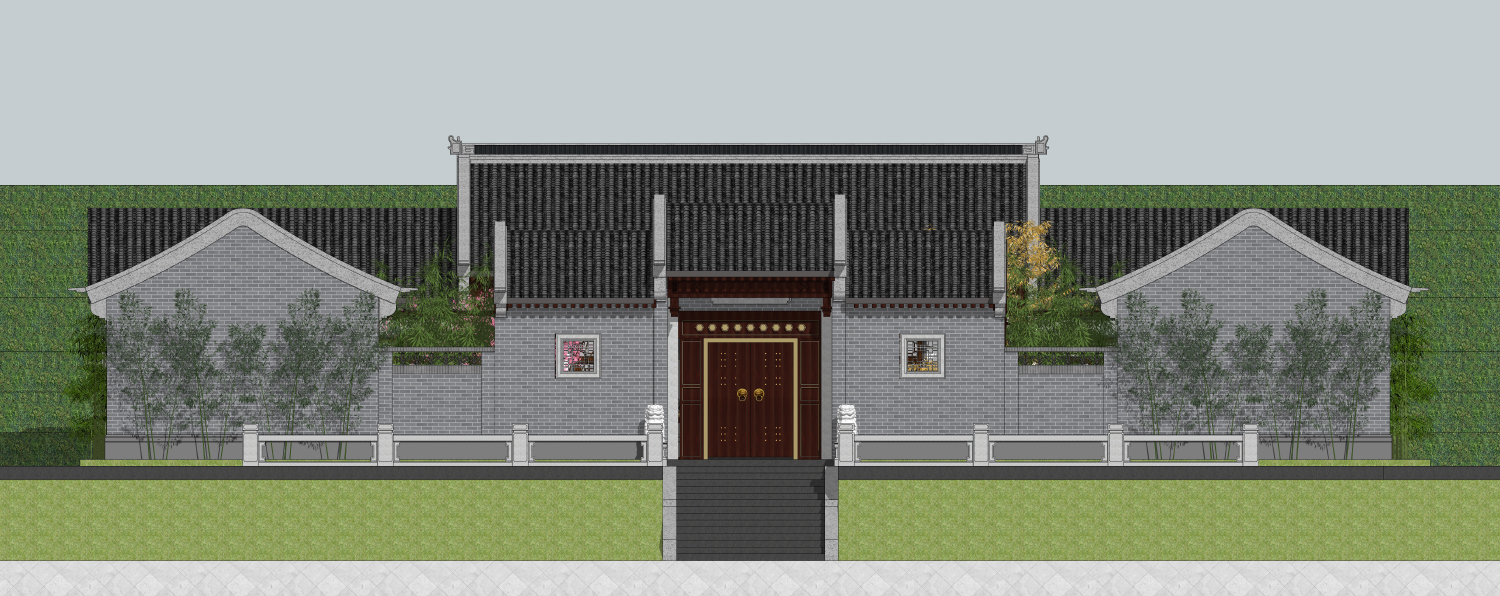四川成都钟家中式四合院