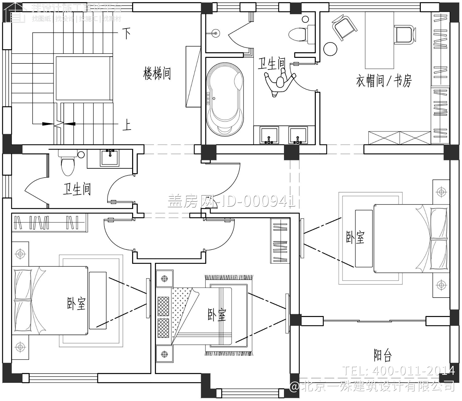 浙江绍兴诸暨魏家欧式别墅图纸