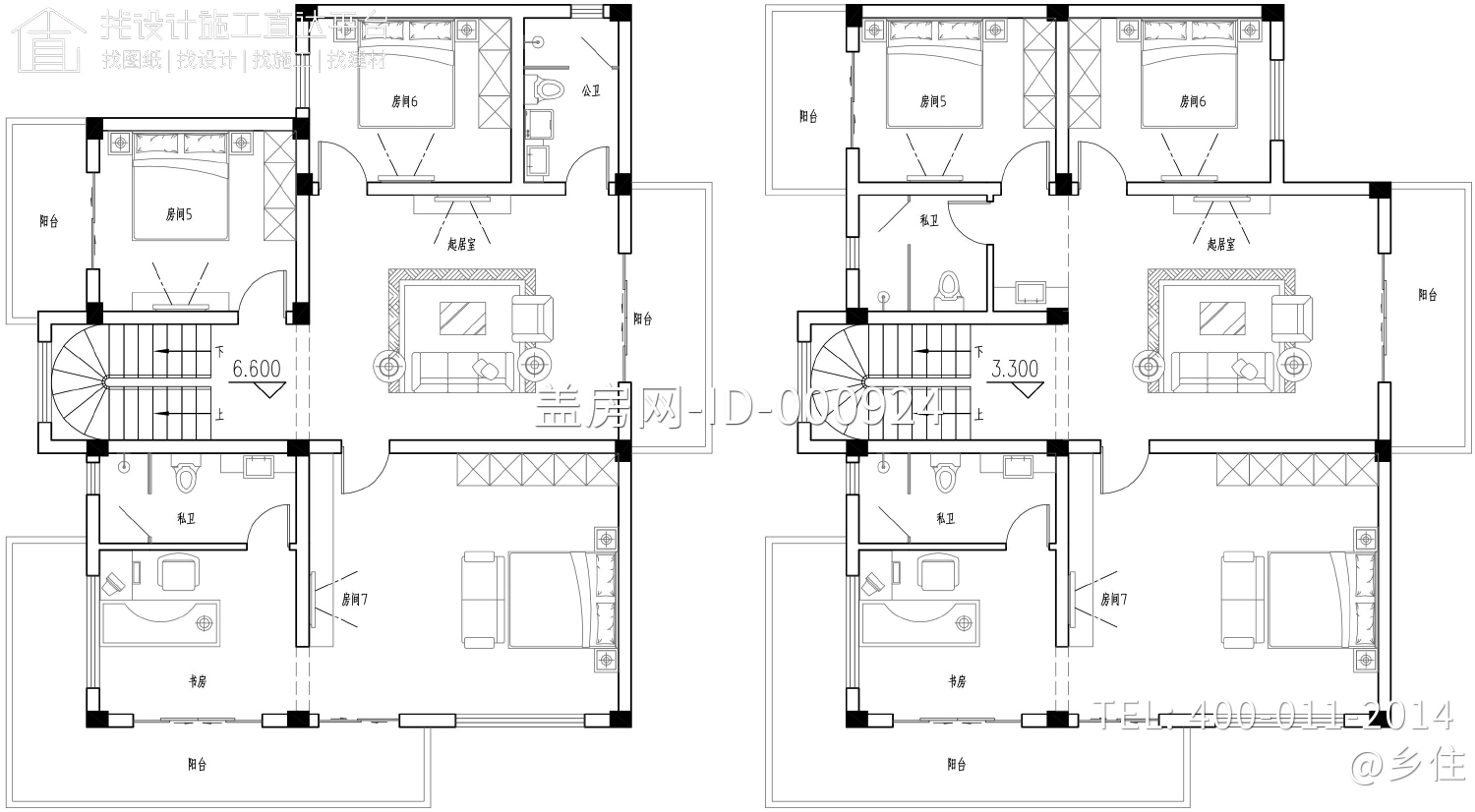 福建莆田王家欧式别墅图纸